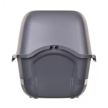 Kaķu tualete DIAMENTIQ BAYA antracīts, plastmasa, 55.5 x 40 x 38.7 cm, atgriežamās durvis