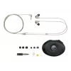 Shure SE535 austiņas, vadu, iekšauss, skatuves/studijas, caurspīdīgas