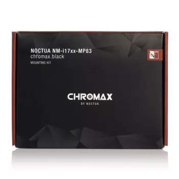 Montāžas komplekts Noctua NM-I17XX-MP83 chromax.Melns LGA1700 saderīgiem Noctua dzesētājiem