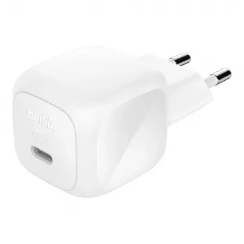 Iekštelpu lādētājs Belkin WCA013kqWH Universāla ātrā uzlāde USB Type-C 1 ports Balts