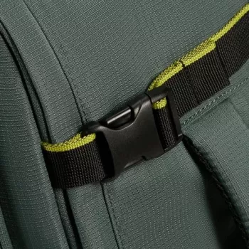 Pārnēsājama mugursoma American Tourister Take2Cabin MS Wizz Air aviokompānijai - tumši zaļa