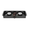 Dzesēšanas ventilators Extralink 2 FANS ROOF COOLING UNIT 220V AC melns metāla
