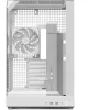 APNX Tower korpuss V2 — balts, rūdīta stikla paneļi x3