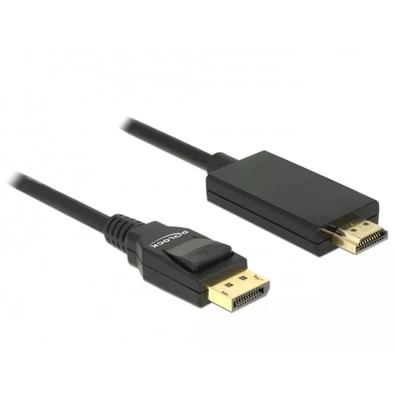 Video kabeļa adapteris DeLOCK 85318 DisplayPort uz HDMI 3 m melns