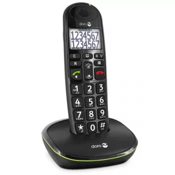 DECT tālrunis Doro PhoneEasy 110 Zvanītāja ID Melns