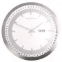 NeXtime klok 3009 Captain, Ø44 cm, sienas, balts