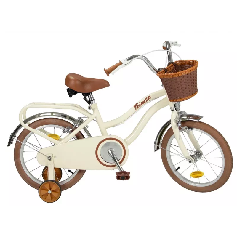 Bērnu velosipēds Toimsa 16 collu modelis TOI16231 Vintage Beige — 16 collu ritenis, bērnu divritenis