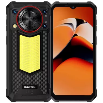 Viedtālrunis OukiTel WP53 Pro — 256 GB atmiņa, 8 GB RAM, melns
