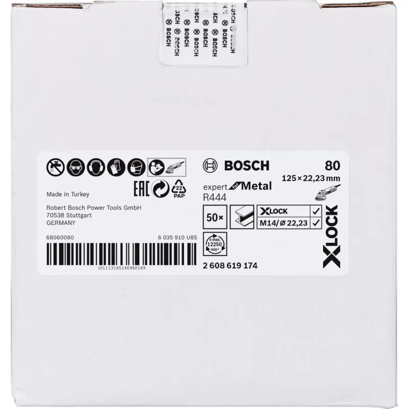 Bosch 2 608 619 174 rotējošais instruments slīpēšanas/slīpēšanas piederums Tērauds Slīpēšanas disks