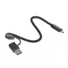 M.2 SSD korpuss Unitek uDrive Pelēks — M.2 (2230/2242/2260/2280), NVMe/SATA III, USB-C 10 Gbit/s, alumīnijs
