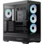 Datora korpuss AeroCool Geh Midi P500B-Digi Melns