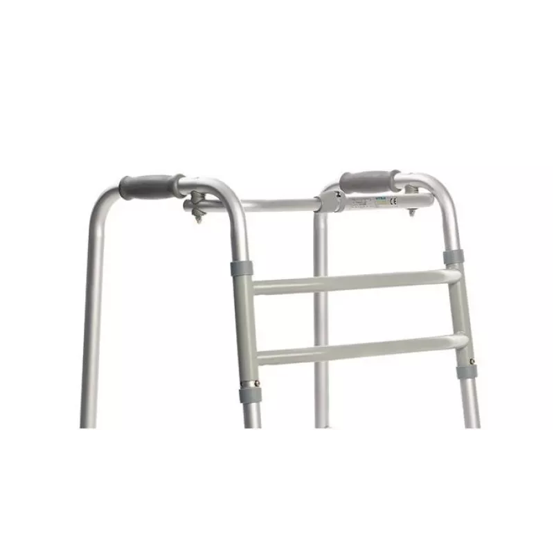 Ritošais rāmis VITEA CARE PPC013VC — 4 riteņu alumīnija rollators, regulējams augstums 81,5–91,5 cm, 8 cm riteņi, platums 550 mm, maks. lietotājs 110 kg