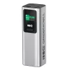 Portatīvais akumulators Green Cell PBGC25UD, 25200 mAh, Li‑Ion, 140 W kopējā jauda, 2× USB‑C + 1× USB‑A, OLED displejs, alumīnija korpuss