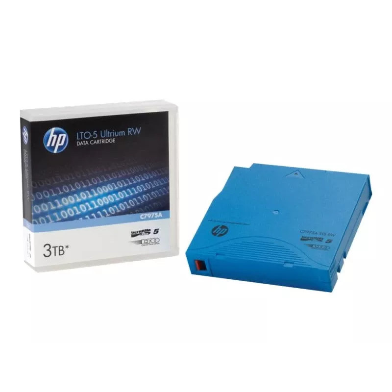Hewlett Packard Enterprise HPE Ultrium datu kasetne bez pielāgotas etiķetes — 20 x LTO Ultrium 5 — 1,5 TB / 3 TB — marķēta — gaiši zila — datu nesējs (C7975AN)