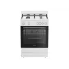 INDESIT plīts | I6G5KCW | Plīts virsmas tips Gāze | Cepeškrāsns tips Elektriska | Balta | Platums 60 cm | Grilēšana | Dziļums 60 cm | 72 L
