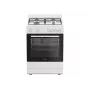 INDESIT plīts | I6G5KCW | Plīts virsmas tips Gāze | Cepeškrāsns tips Elektriska | Balta | Platums 60 cm | Grilēšana | Dziļums 60 cm | 72 L