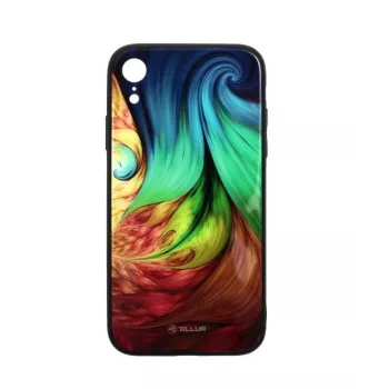 Telefona vāciņš Tellur Cover Glass Print iPhone XR Mesmeric – ciets aizmugures aizsargvāciņš ar stikla apdruku