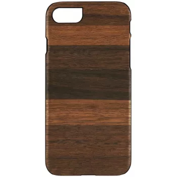 Aizsargājošs telefona maciņš Man and Wood iPhone 7/8 — fango melns