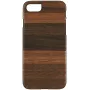 Aizsargājošs telefona maciņš Man and Wood iPhone 7/8 — fango melns
