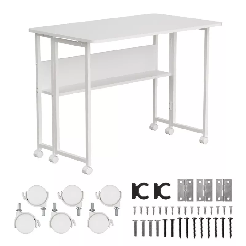 Maclean pārvietojams galds balts MC-126W 50kg