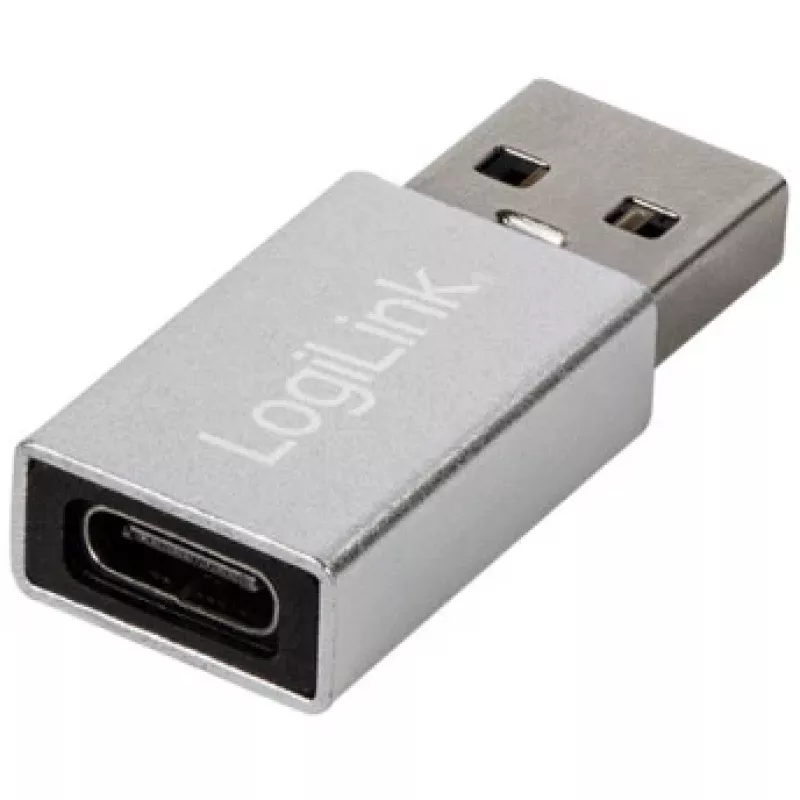 LogiLink AU0056 USB 3.2 Gen 1 adapteris USB Type-C ligzda, sudraba krāsā
