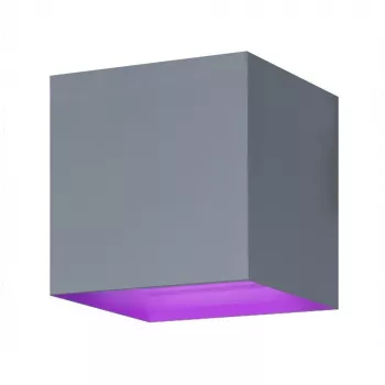 Hombli viedā āra sienas lampa, pelēka
