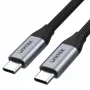 UNITEK C14091ABK USB kabelis USB 3.2 Gen 2 2m USB C Melns