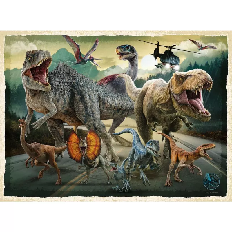 Bērnu mozaīkas puzle Ravensburger Jurassic World Life Finds a Way — 200 gab.