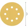 Bosch C470 Krāsai, Kokam slīpēšanas disks