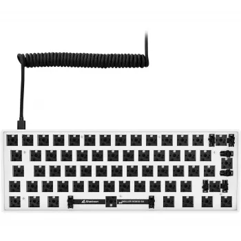 Sharkoon Skiller SGK50 S4 Barebone tastatūra Gaming USB balta