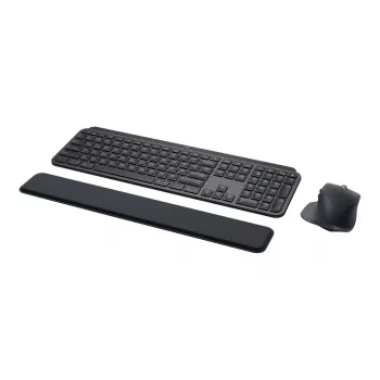 Logitech MX Keys Combo for Business - Tastatūras un peles komplekts - ar fona apgaismojumu - Bezvadu - Bluetooth LE - QWERTY - GB - Grafīts