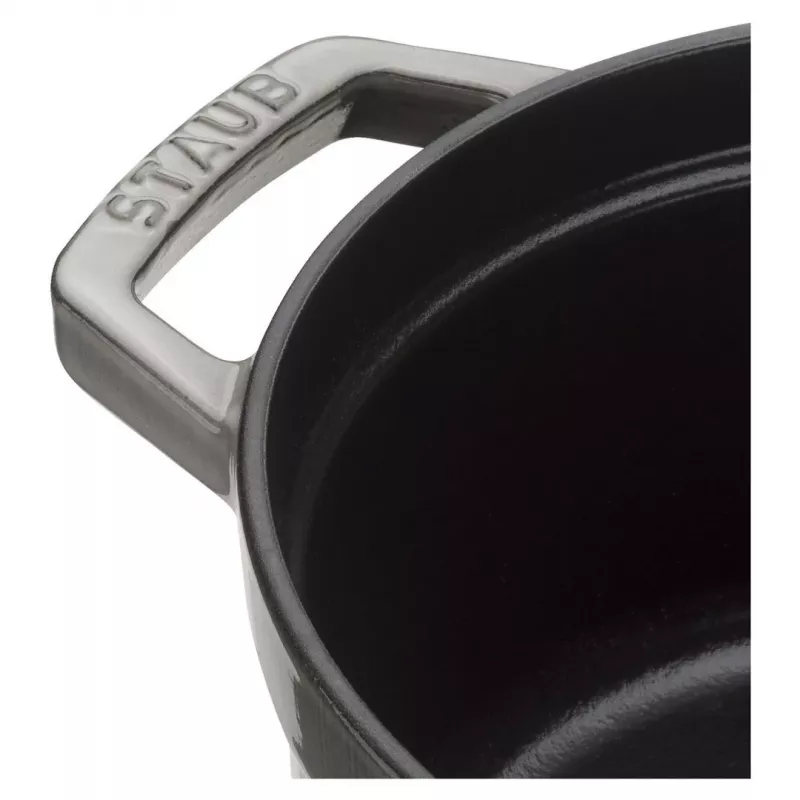 Staub 40509-312-0 kastrolis 5,25 L apaļš grafīts, pelēks