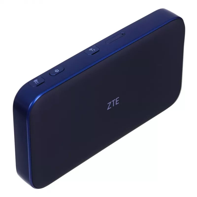 Mobilā tīkla maršrutētājs ZTE MU5001 — pārnēsājams 5 GHz Wi‑Fi 6, 4500 mAh baterija, SDX55, NanoSIM, 3,8 Gb/s lejupielāde