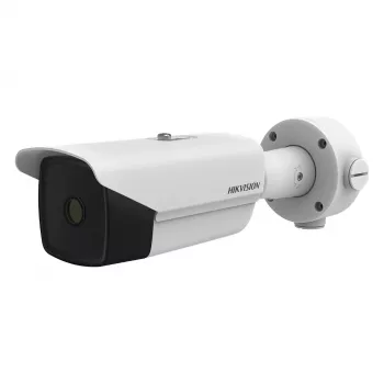 Hikvision DS-2TD2138-7/QY - termiskā / tīkla novērošanas kamera - lodes tipa - krāsaina - 1280 x 720 (optiskā) / 384 x 288 (termiskā) - fiksēts fokusa attālums - audio - kompozīta - LAN 10