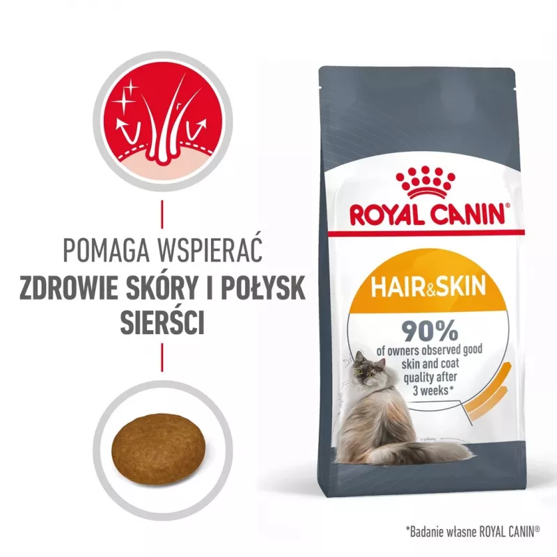 Royal Canin Hair & Skin Care Adult sausā kaķu barība, 2 kg