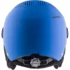 ALPINA ZUPO VISOR QLite ķivere — bērnu slēpošanas ķivere, cietais apvalks, 54–58 cm, integrēts vizieris, Run System Ergo Snow