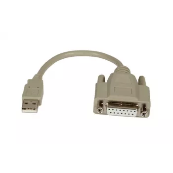 EFB-Elektronik USB2.0 adaptera kabelis spēļu portam, 0,2 m, USB-A spraudnis/D-SUB15 ligzda