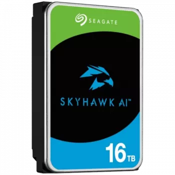 Seagate SkyHawk AI ST16000VE005 iekšējais cietais disks 16 TB 7200 RPM 512 MB 3,5 collu Serial ATA III