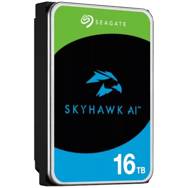 Seagate SkyHawk AI ST16000VE005 iekšējais cietais disks 16 TB 7200 RPM 512 MB 3,5 collu Serial ATA III