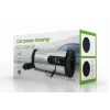Gembird EG-PWC150-01 barošanas adapteris/invertors Auto 150 W Melns, Pelēks