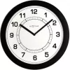 NeXtime klok 3045zw Super Slim, Ø28 cm, sienas, melns