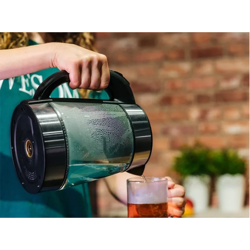 Stikla tējkanna LAFE LAFCZA47618 — 1,5 L tilpums, 100% pārstrādājama