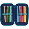 Herlitz TriCase Deep Ocean 31 gab. Zils Poliesters 190x70x115 mm