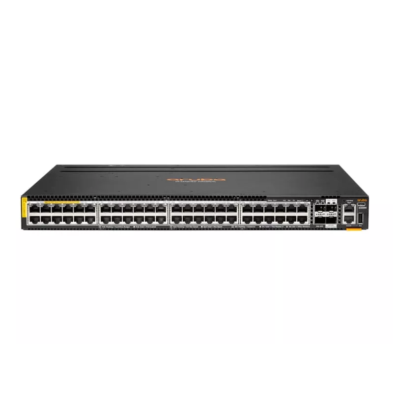 Pārvaldīts tīkla komutators HP Enterprise Aruba R8S90A 48x 5G Ethernet (100/1000/5000) PoE, RJ-45/USB-C konsole, 880 Gbit/s
