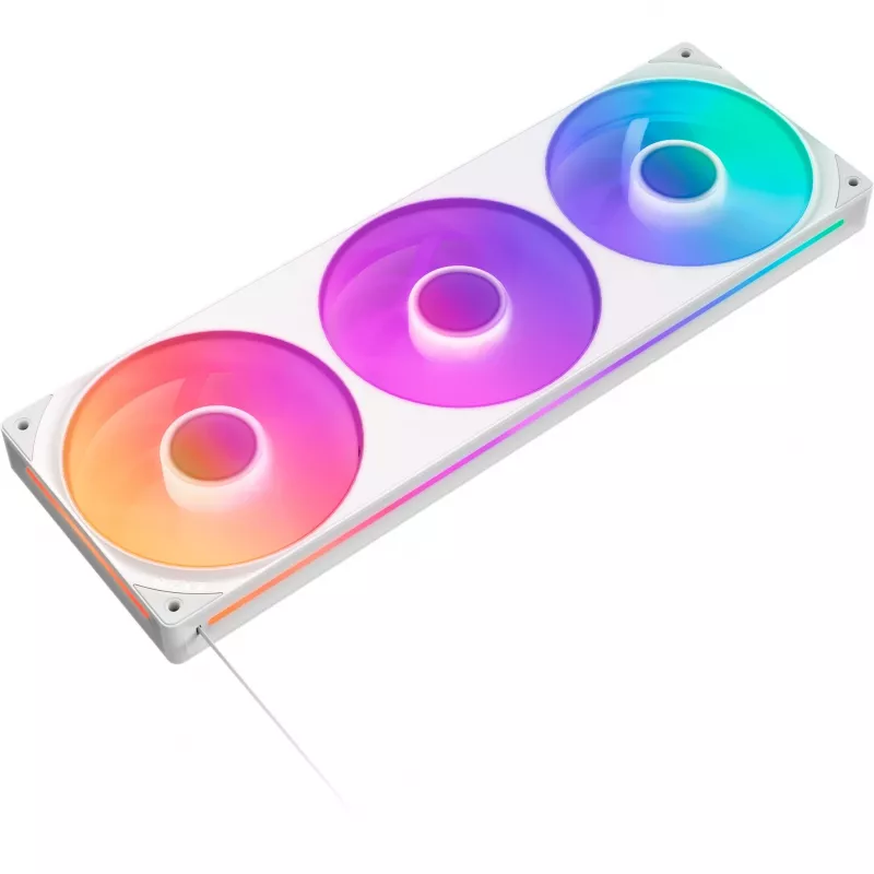NZXT F360 RGB Core 120mm ARGB 3 komplekts balts
