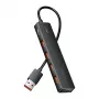 USB 3.2 Gen 2 5-in-1 Multiport Hub Vention CHOBB — 5 pieslēgvietas (4× USB 3.2 Gen 2 Type-A, 1× USB 3.2 Gen 1 Type-A), 0,15 m, ABS, melna