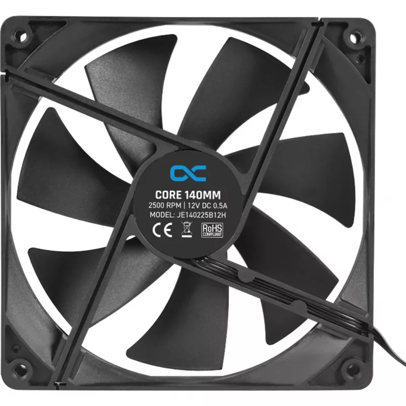 Alphacool Core 140mm PWM korpusa ventilators 2500 apgr./min, melns