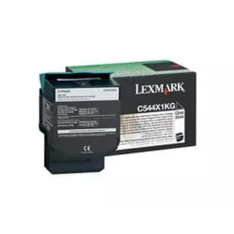Lexmark C544X1KG - Melna tinte - priekš C544dn, C544dtn, C544dw, C544n, X544dn, X544dn RCS, X544dtn, X544dw, X544n