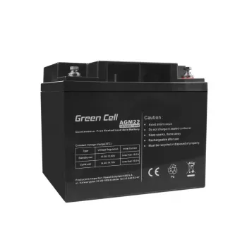 UPS baterija zaļa Cell AGM22 — Hermētisks svina-skābes akumulators 12V 40Ah (VRLA), 170×165×197 mm, 12,1 kg