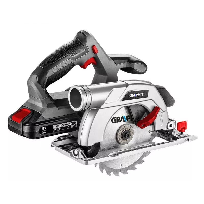 Graphite 58G023 portatīvais ripzāģis 16,5 cm pelēks, sarkans, sudrabots 4200 RPM